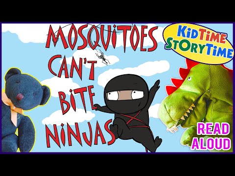 Mosquitoes Can't Bite Ninjas | Ninja Books for Kids | Funny Books READ ALOUD
