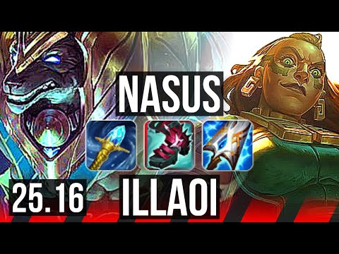 NASUS vs ILLAOI (TOP) | 600+ games | NA Master | 25.16