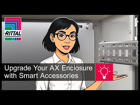 The AX wall-mounted enclosure: Tailored accessories make all the difference
