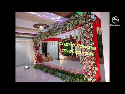 chanti flower decorations amalapuram