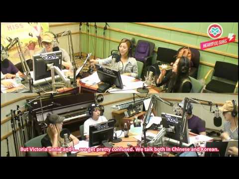 [HeartfxSubs] 120619 f(x) - Super Junior's Kiss The Radio 2/4 (eng)