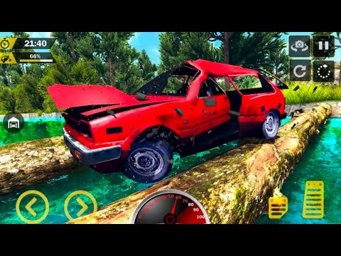 Impossible Bridge VS Car crash : ultimate megaramp challange - AndriodGameplay | Gamerzone A-Z |