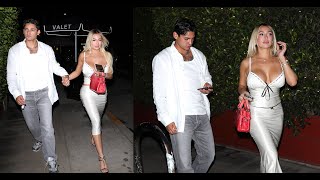 Boxer Ryan Garcia Reconciles With Girlfriend Andrea Celina As The Duo Grab Dinner at Giorgio Baldi!