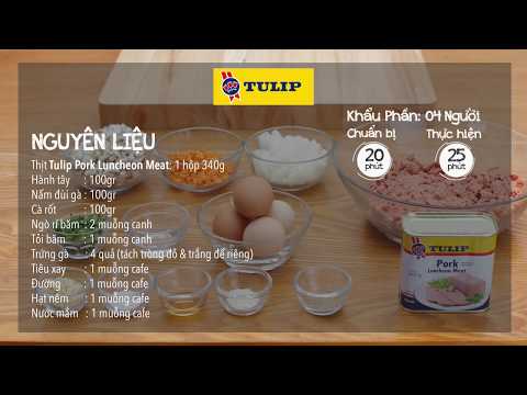 TULIP PORK LUNCHEON MEAT - CHẢ TRỨNG THỊT
