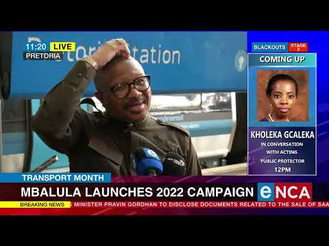 Transport Month Mbalula launches campaign