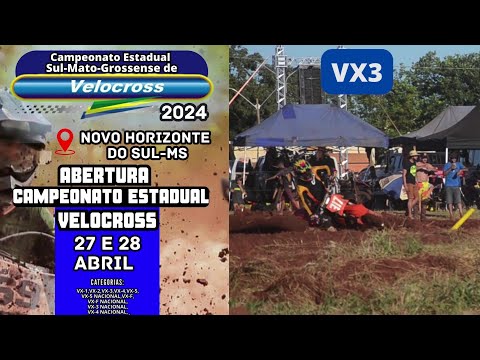 VX3 em Novo Horizonte do Sul pela 1º etapa do Campeonato Sul-mato-grossense de Velocross