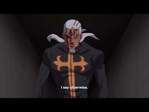 JoJo Stone Ocean - Pucci chasing down Emporio for a final fight