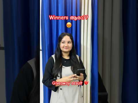 Giveaway winners😍❤️#youtubeindia #youtube #family #giveaway #winner #subscribers #love #manjima