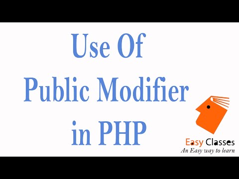 comment modifier en php