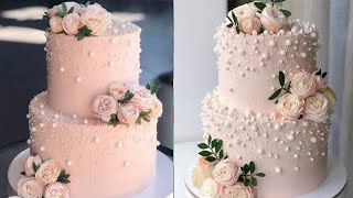 Download the video "Wedding Cake |Fresh Flowers Wedding Cake #weddingcake"