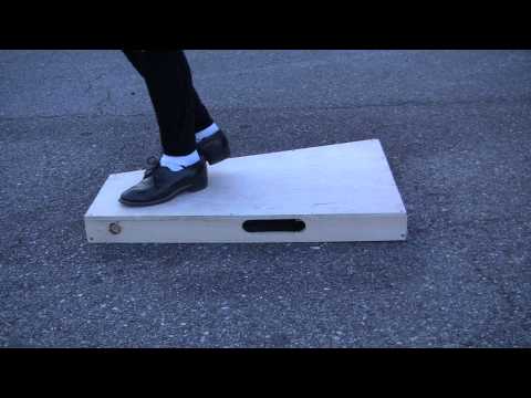 Charlie Burton Xyloboard Dance board for Flat-Footing, Buck Dancing, Step Dance