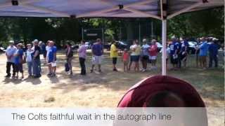 preview picture of video 'Indianapolis Colts Fanfest - Deming Park, Terre Haute, Indiana'