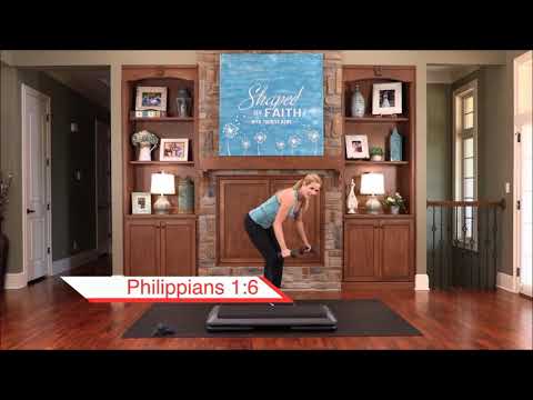 Scripture based Pilates Core with Strength Training & Cardio Full Body Workout | Shaped by Faith TV
