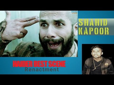 Vivaan Tiwari Haider movie scene enactment