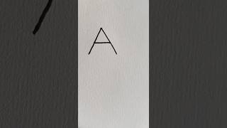 Alphabet A #art #youtubeshorts #kidstv #ytshorts #diy #kidsart #kidsvideo #kids #shorts #youtube
