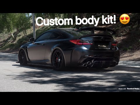 Lexus RCF Carbon Fiber Splitter Development: Part 2