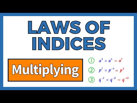 Laws of Indices | Multiplying | GCSE Maths | The Online Maths Tutor