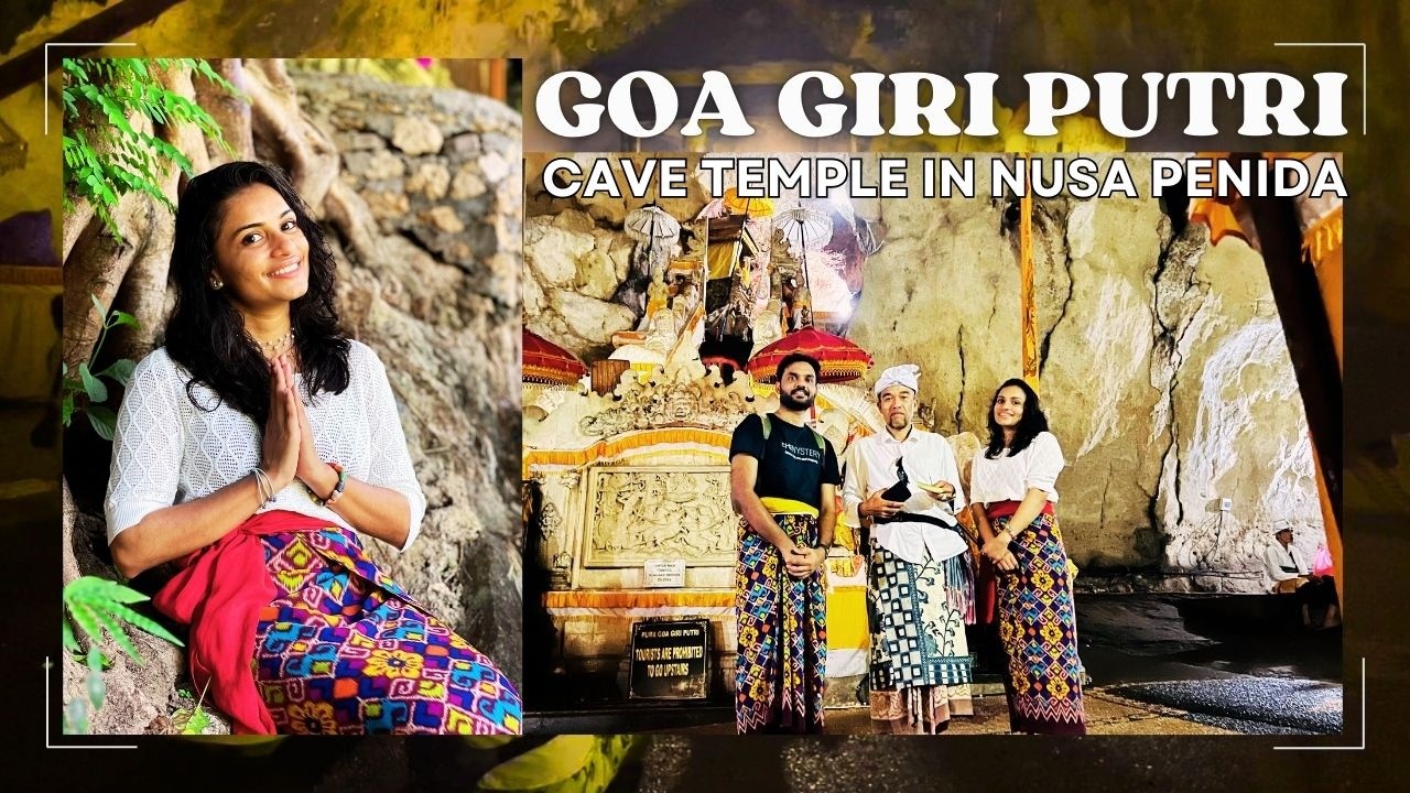 Experience an immersive video tour of the mesmerizing Goa Giri Putri Temple.