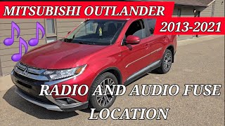 Mitsubishi Outlander : RADIO FUSES LOCATION (2013 2014 2015 2016 2017 2018 2019 2020 2021)