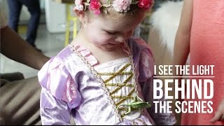 See The Light (Tangled) Behind the Scenes with Claire!