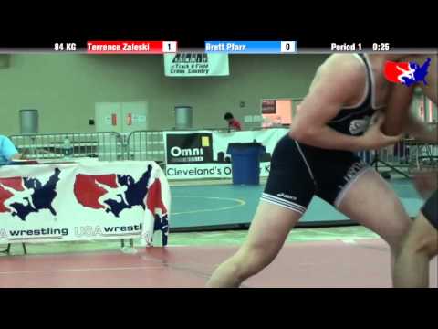 Terrence Zaleski vs. Brett Pfarr at 2013 ASICS University Nationals - GR