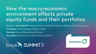 How the macro-economic environment affects private equity funds | BVCA Summit Main Conference 2025