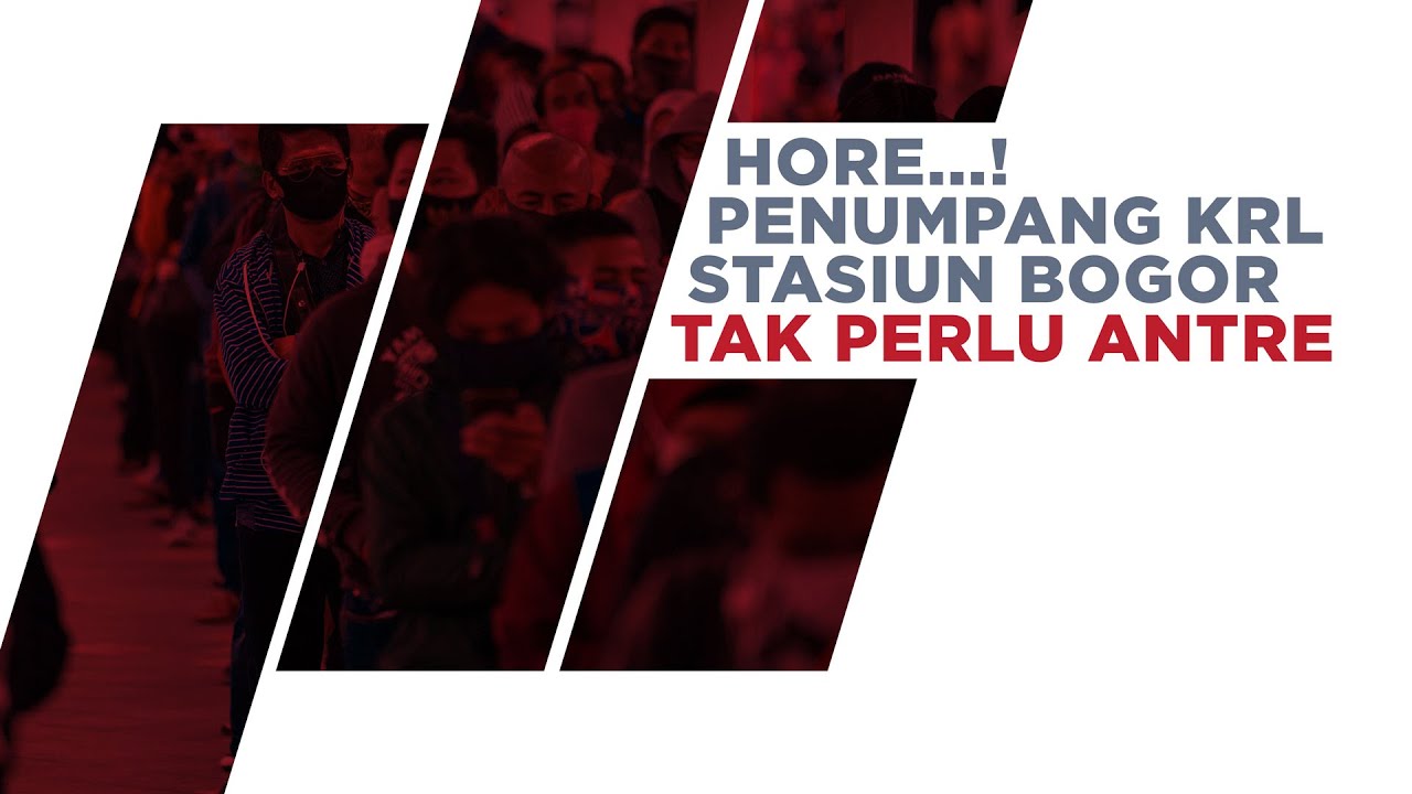 Bus Bantuan Urai Kepadatan Penumpang KRL Stasiun Bogor