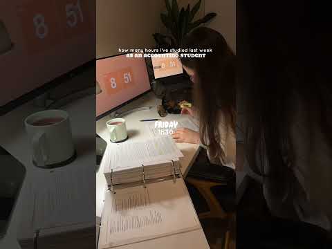 How many hours I’ve studied this week as an accounting student 👩🏻‍💻🎧 #universitystudent