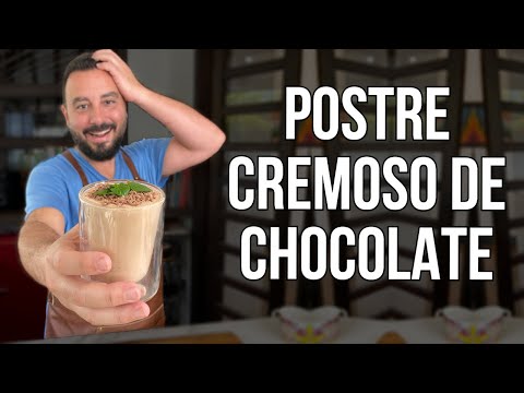 ¡CÓMO HACER UN POSTRE DE CHOCOLATE CON SOLO 3 INGREDIENTES! | RECETA FÁCIL