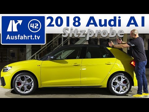 2018 Audi A1 - Sitzprobe, Weltpremiere, erste Vorstellung, kein Test