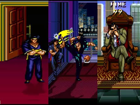 Streets Of Rage Remake V5 Boss Battles Mania All Routes Complete