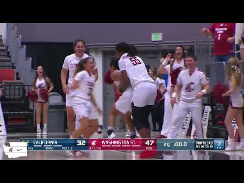 WSU WBB: Chanelle Molina's 84 foot (Almost) Buzzer Beater 1/31/20
