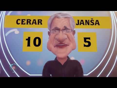 BUČKE E24P04 - DOMOLJUBNI KVIZ Z MARCELOM ŠTEFANČIČEM - 1. krog: MIRO CERAR vs. JANEZ JANŠA