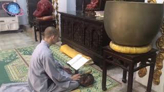 Video thumbnail for 🇻🇳 THAILEX VDO Buddhist Monk Chanting and Beating Wooden Fish by Thailex Travel Encyclopedia by Yves Masure