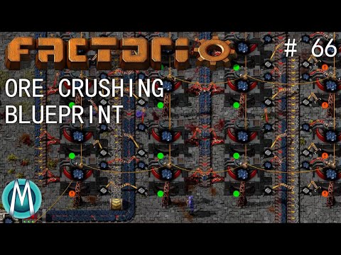 [Factorio 1.1 4K] Angel/Bobs Ep 66: Ore Crushing Blueprint (Tutorial/Walkthrough)