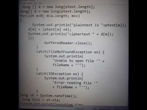File Encryption Using Ceasar Cipher In Java