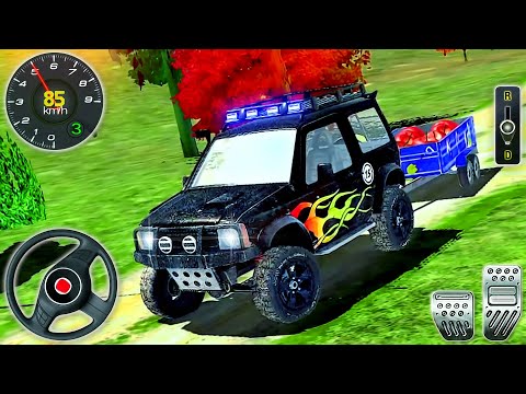 Offroad Monster Truck Driving Simulator - Cargo 4x4 Jeep Hill Drive 3D - Android GamePlay #2