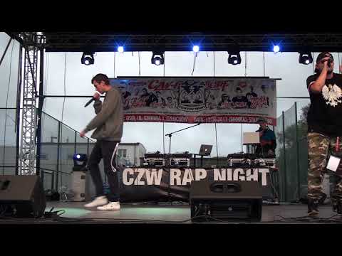 Bonez x Kubinho x DJ Te - Braggujące ogniwo @ CZW RAP NIGHT X (12.08.2017, Człuchów)
