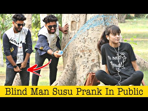 Blindman Peeing in Public Prank @ThatWasCrazy