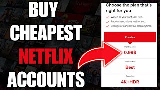 How To Buy Netflix Account in Cheap Price