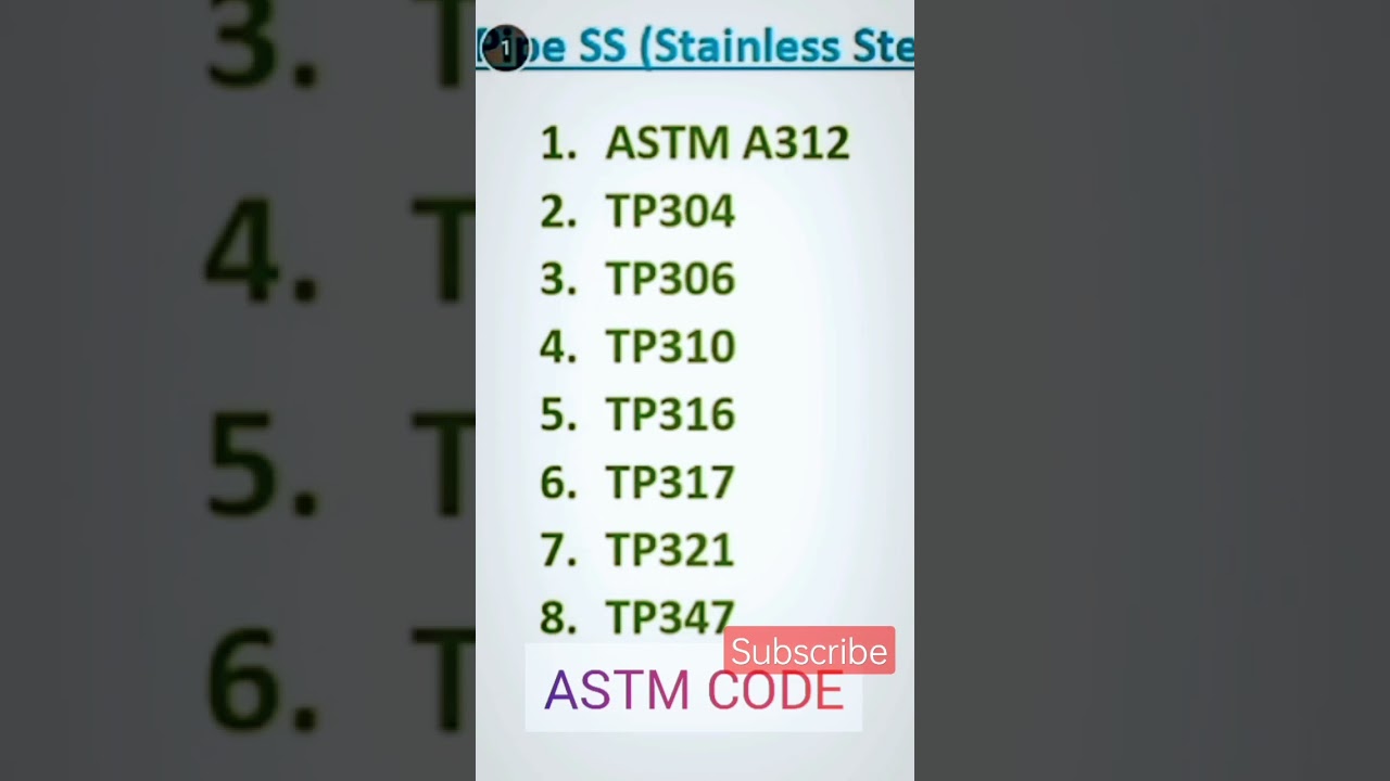 Stainless Steel Astm Code #Shorts #Viral Video