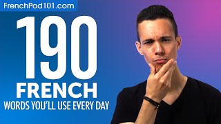 190 French Words You'll Use Every Day - Basic Vocabulary #59
