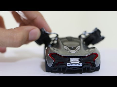 Машинка металлическая Kinsmart 1:36 «McLaren P1 Exclusive Edition» KT5393WF инерционная в коробке / Микс