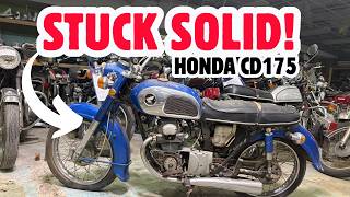 Freeing a Seized 1969 Honda CD175 After YEARS Sitting