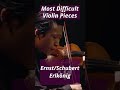 6 Most Difficult VIOLIN Pieces to Play #shorts