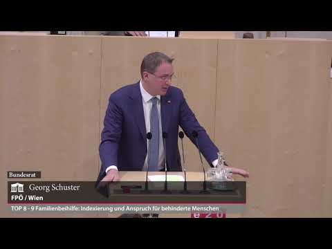 Georg Schuster - Indexanpassung der Familienbeihilfe - 8.11.2018