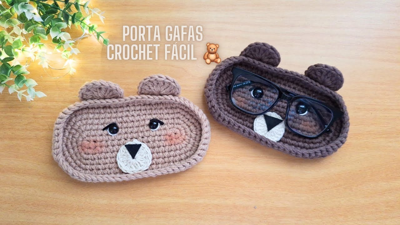 🐻 Crochet Eyeglass Holder | Trending Crochet Idea 🐻