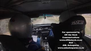 Supercharged Nissan Pulsar at Pahaheke Road rally sprint 22/02/20