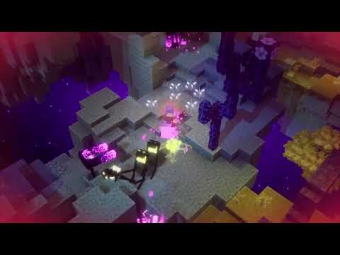 Perfectly Nintendo - Minecraft Dungeons (Switch): Enderlings mob + soundtrack preview
