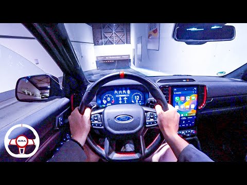 2023 FORD RANGER RAPTOR 3.0L EcoBoost 292HP NIGHT POV DRIVE Onboard (60FPS)